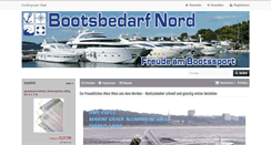 Desktop Screenshot of bootsbedarf-nord.de